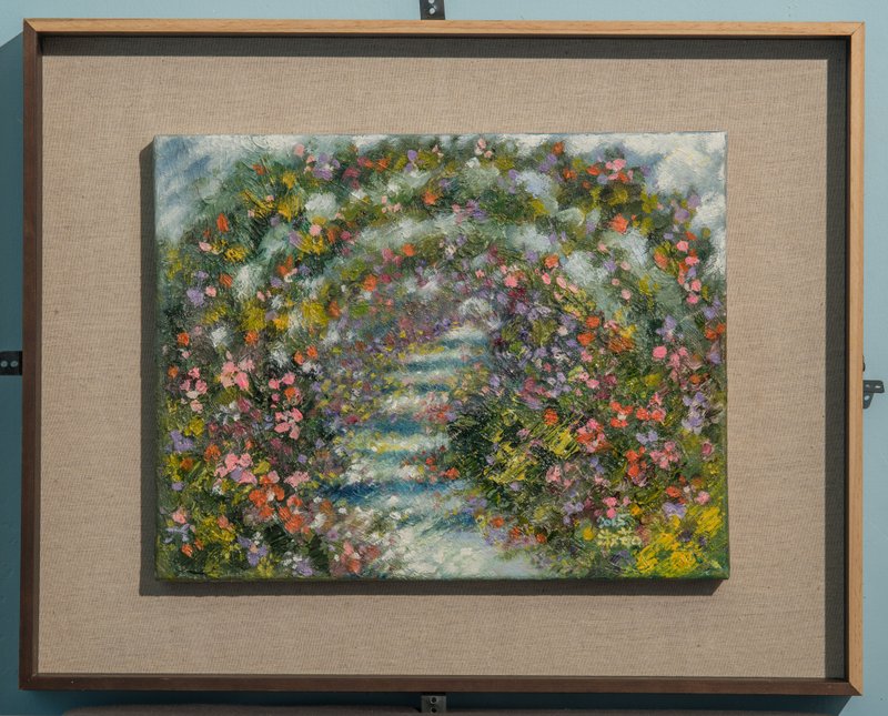蔡淑茹油畫創作 花園 - 海報/掛畫/掛布 - 其他材質 