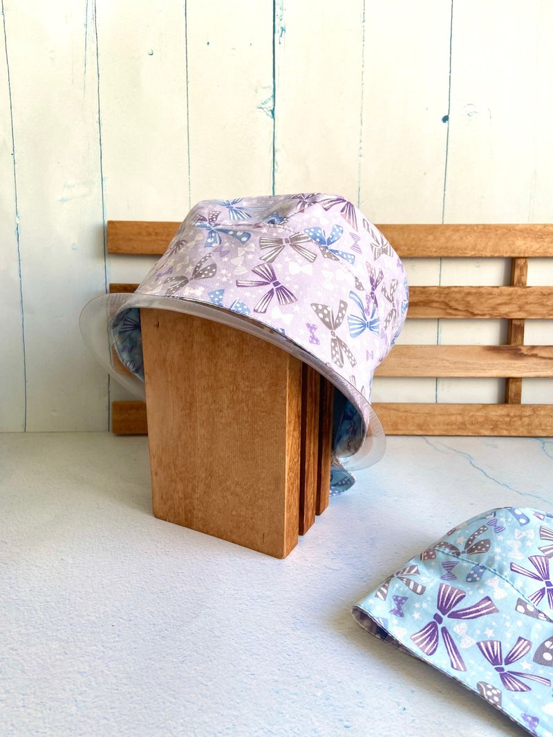 蝴蝶結雙面頭巾帽 月子帽 手術帽 化療帽 烘焙帽 醫護帽 工作帽 - 帽 - 棉．麻 