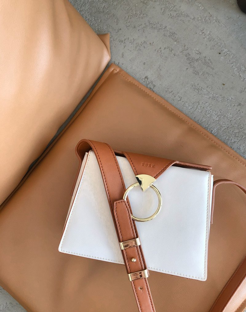 Faux Leather Messenger Bags & Sling Bags Brown - Vegan Leather Rosie Mini Shoulder Bag Caramel Brown