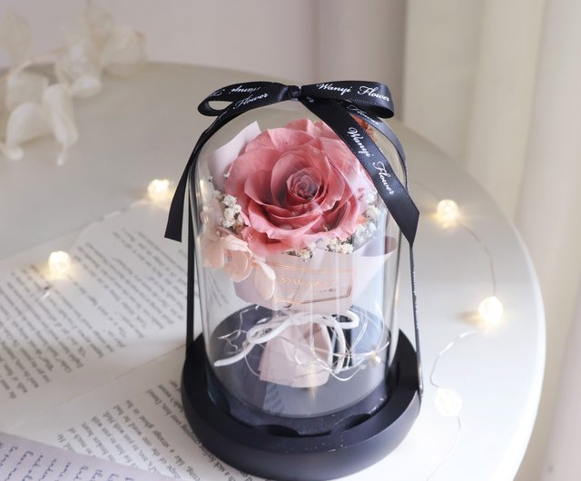 Everlasting Rose Bouquet Glass Lampshade Sunflower Dried Flower Birthday  Valentine's Day Gift Teacher's Day - Shop wanyi Dried Flowers & Bouquets -  Pinkoi