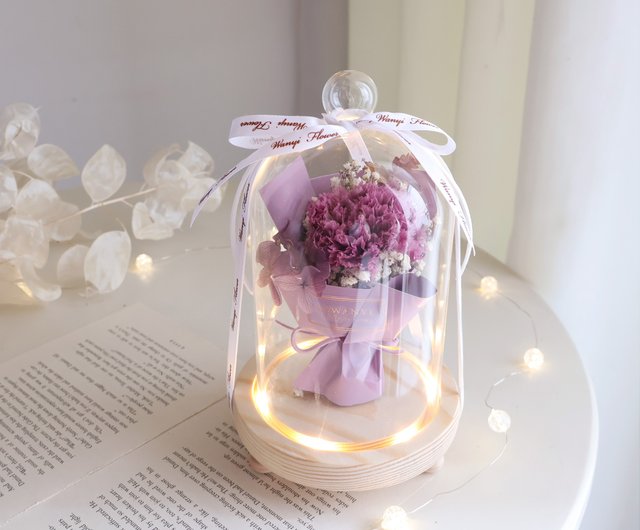 Everlasting Rose Bouquet Glass Lampshade Sunflower Dried Flower Birthday  Valentine's Day Gift Teacher's Day - Shop wanyi Dried Flowers & Bouquets -  Pinkoi