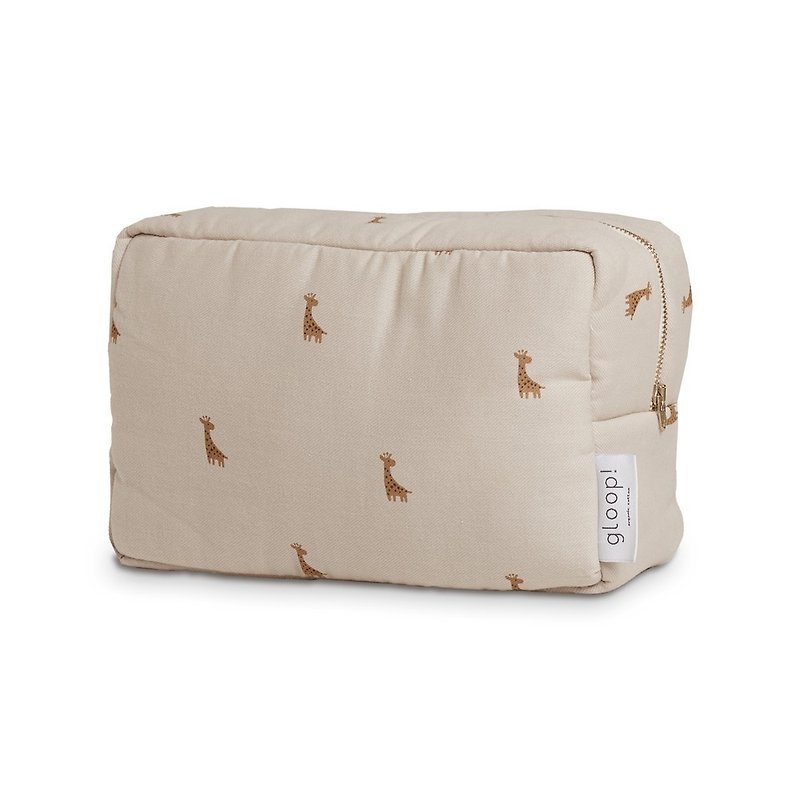Gloop Organic Cotton Storage Bag / Baby Giraffe - Diaper Bags - Cotton & Hemp Multicolor