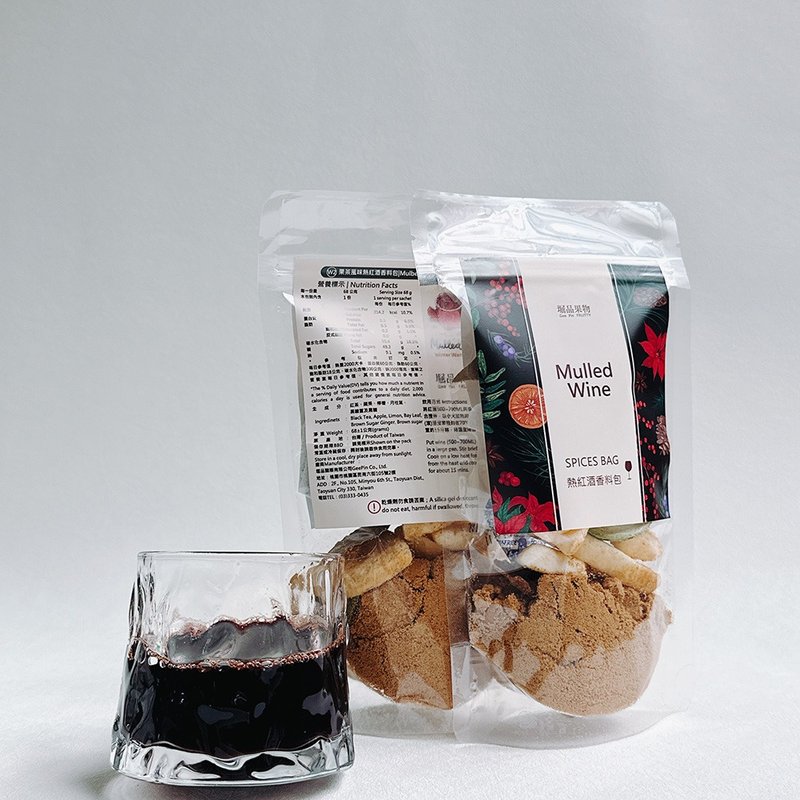 Must-Have for Winter Parties | Taiwan Fruit-Dried Mulled Wine Spice Pack - Tea - Fresh Ingredients 