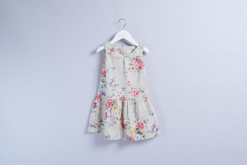 The Rose of Versailles hand-made non-toxic dress - Kids' Dresses - Cotton & Hemp Red