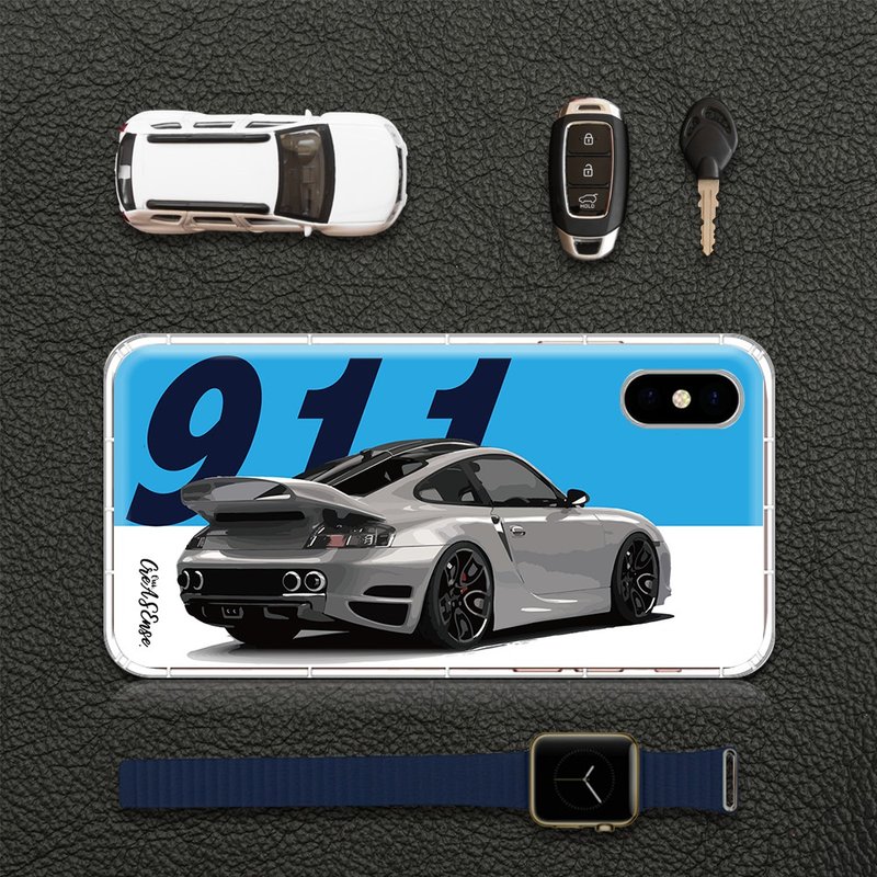 愛車一族-超跑保時捷911-可客制車款 防摔手機殼CAR06 - 手機殼/手機套 - 矽膠 多色
