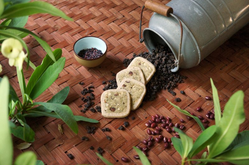 Biscuits in slices - Oolong Black Rice Fragrance 1 box 6 packs - Handmade Cookies - Fresh Ingredients 