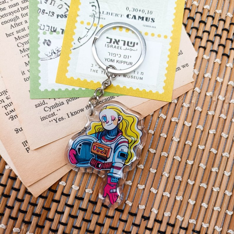 WF688  職人8 Series of Workers 8/ 晶透吊飾 stationery charm - 鑰匙圈/鑰匙包 - 塑膠 多色