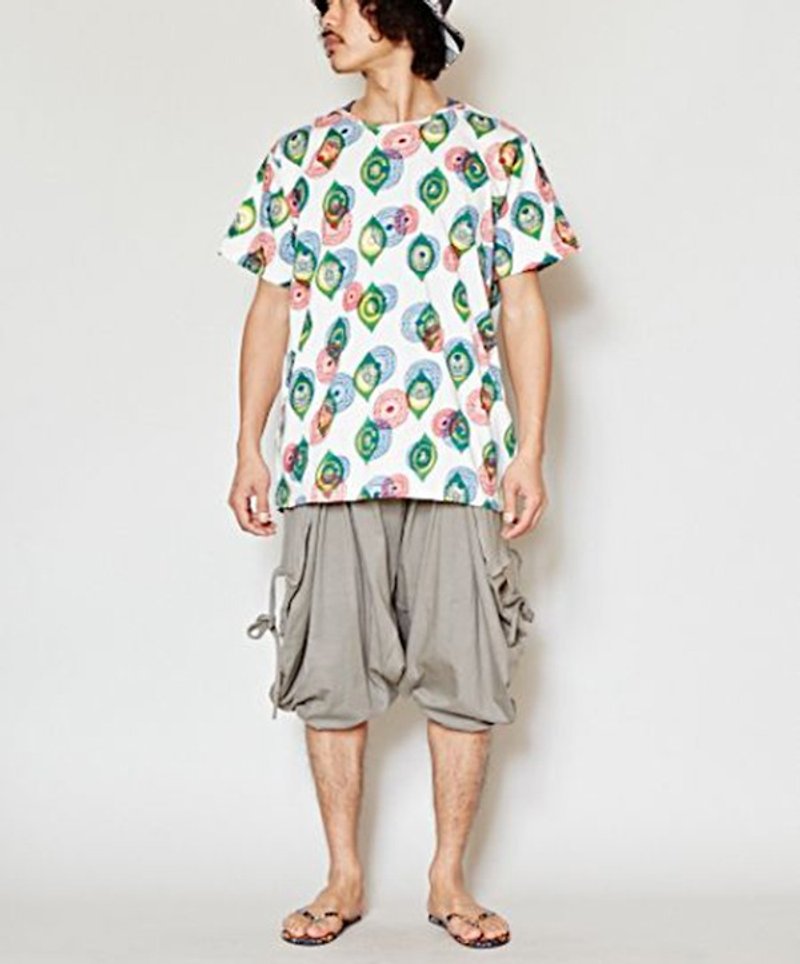 【Pre-order】 ✱ African printing T-shirtision (male version - three-color) - เสื้อยืดผู้ชาย - ผ้าฝ้าย/ผ้าลินิน หลากหลายสี