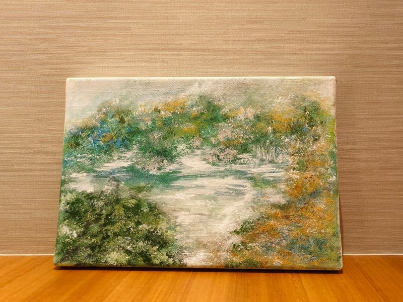 Landscape painting/healing painting/frameless painting/ Acrylic watercolor painting/decorative painting/hanging painting/original painting - Posters - Cotton & Hemp 