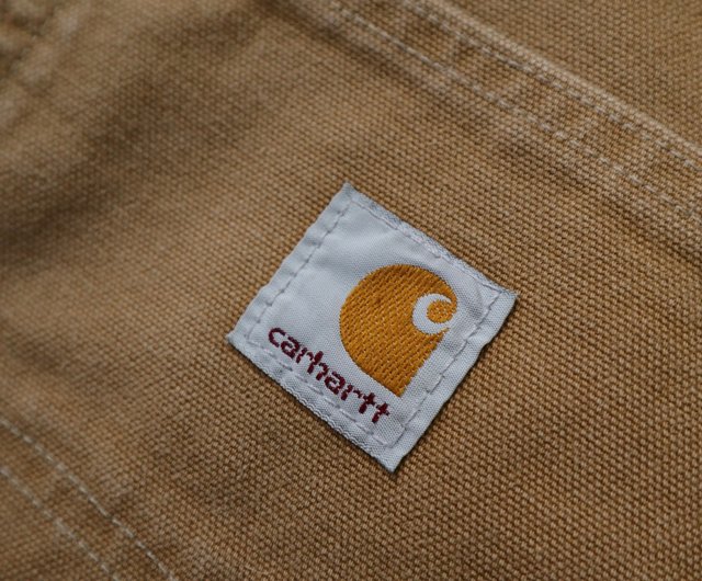 31W/アメリカ製 カーハート ダブルニー ブラウンペイント