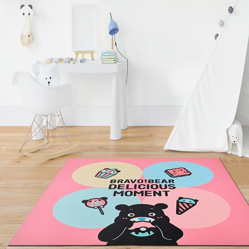 [Xiong Zan] Soft Diatomaceous Earth Multipurpose Mat Sweet Daily 100x100cm - Items for Display - Other Materials Multicolor