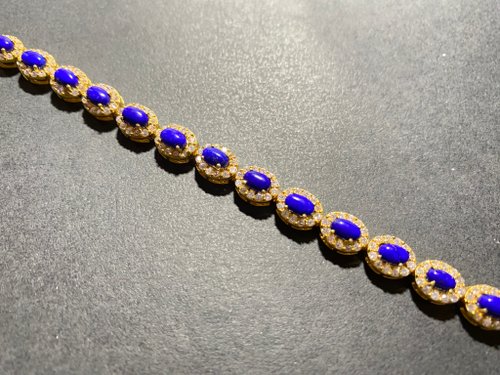 時代金工 印度製 黄銅 苺唐草文 槌出 皿 五客 時代箱 V