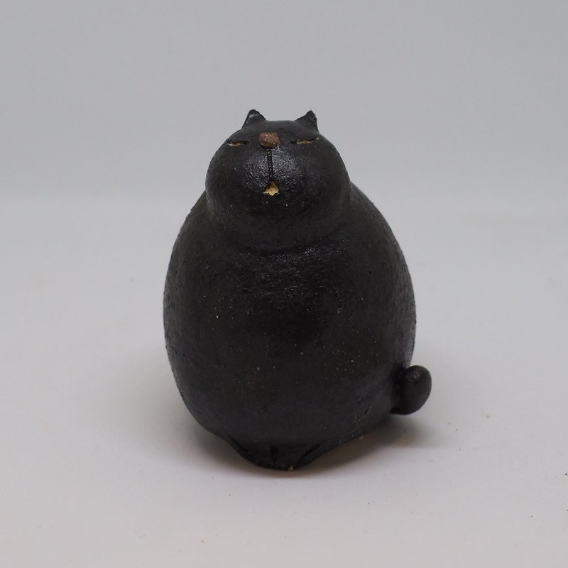 Zodiac Cat – Black Cat - ของวางตกแต่ง - ดินเผา 