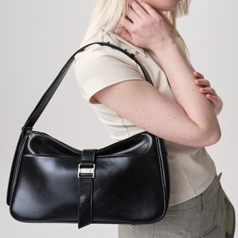 Korean Brand SQUARE line Vinnie Shoulder Bag S060 - Handbags & Totes - Faux Leather 