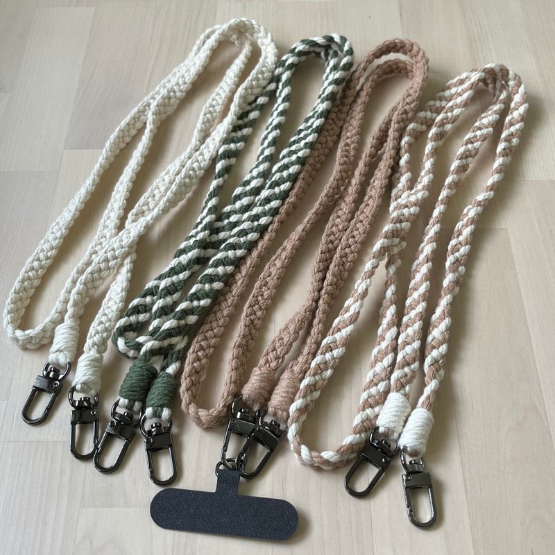 Side back mobile phone lanyard (with spacer) - Lanyards & Straps - Cotton & Hemp 