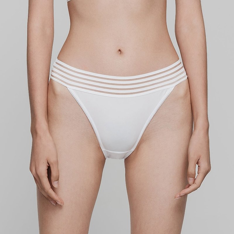 ornoir.co Zelda Panty | White - Women's Underwear - Polyester White
