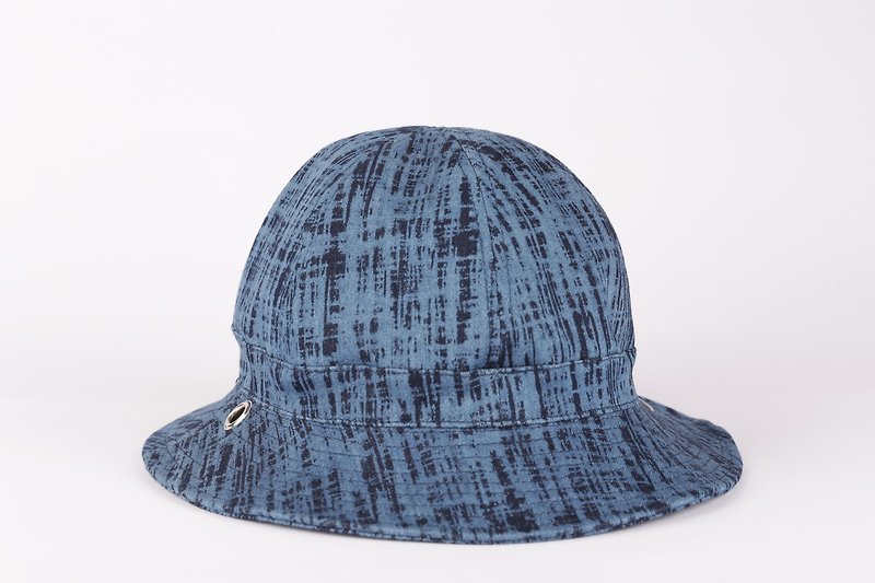 [Recycled Denim Series] Fisherman Hat // Distressed Fisherman Hat // Customized Fisherman Hat - Hats & Caps - Cotton & Hemp Multicolor