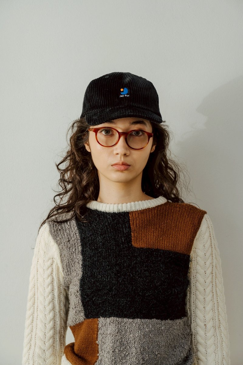 japfac Logo cap w/Word - 帽子 - 棉．麻 黑色