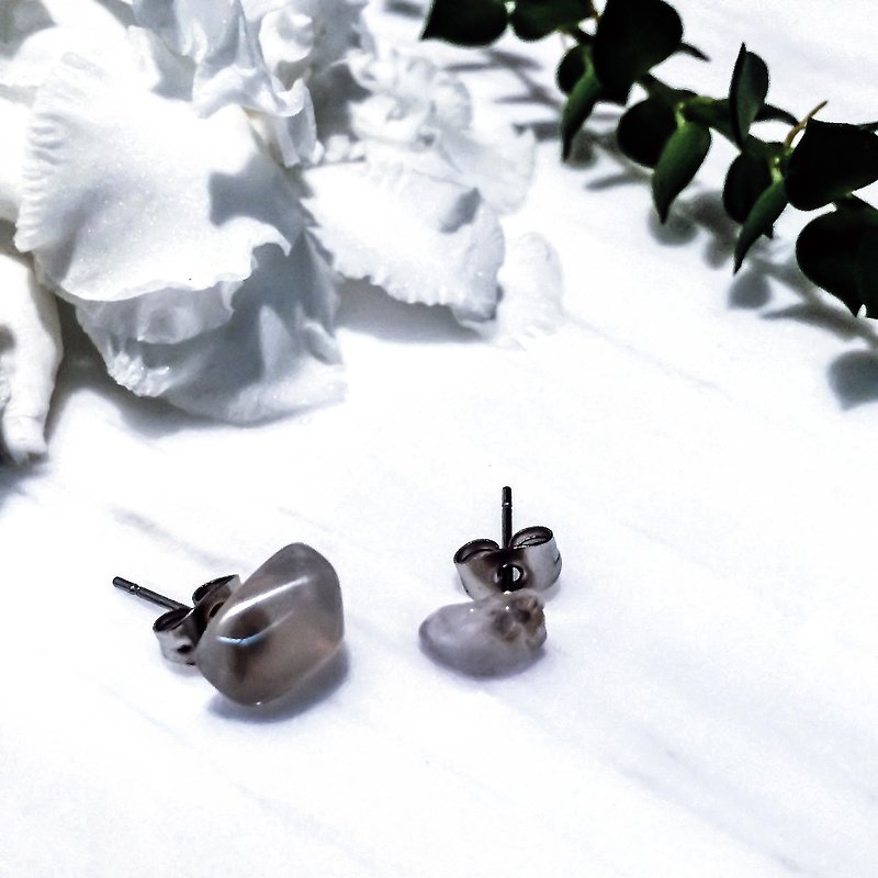 colorful dream earrings | Black Hole - Earrings - ต่างหู - เครื่องเพชรพลอย สีดำ