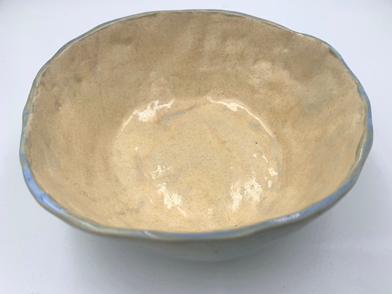 Hand-pinched Pottery Bowl - Bowls - Pottery Blue