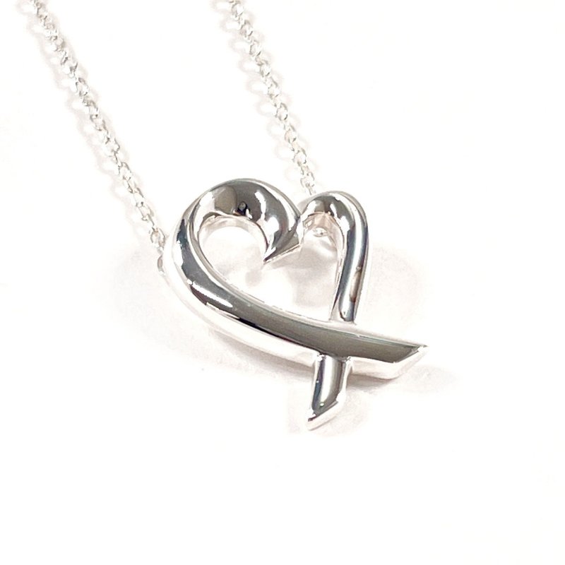 【日本直送 中古美品】ティファニー TIFFANY&Co. ネックレス ラビングハート パロマピカソ シルバー925 ジュエリー 新品仕上げ済み - 項鍊 - 純銀 銀色