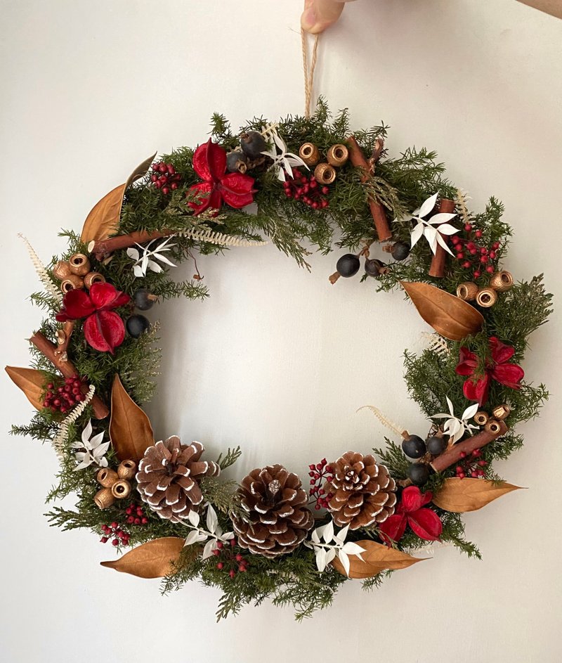 Christmas wreaths. Christmas gifts. Wreaths. Everlasting wreaths. Christmas decorations. Christmas arrangements - Dried Flowers & Bouquets - Plants & Flowers Multicolor