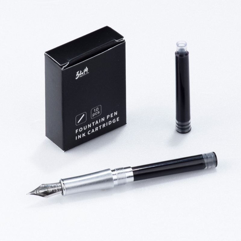 [Ink] Hongdian fountain pen cartridge ink tube / black and blue - ปากกาหมึกซึม - สี สีดำ