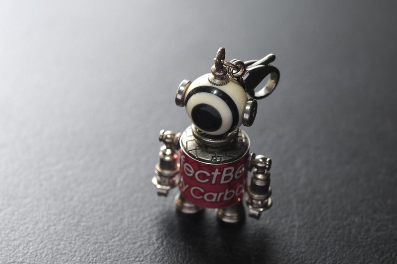 Baseball Robot Pocket Miniatures - สร้อยคอ - โลหะ 