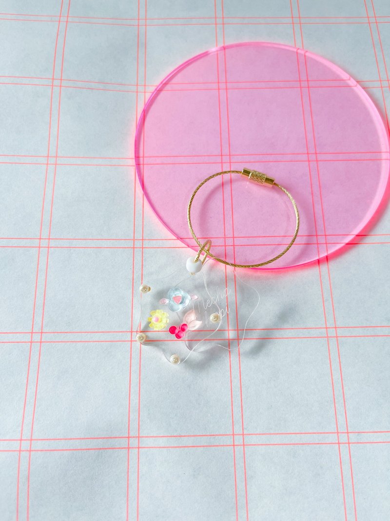 Keychain: kotoba | gentle words - 鑰匙圈/鑰匙包 - 壓克力 