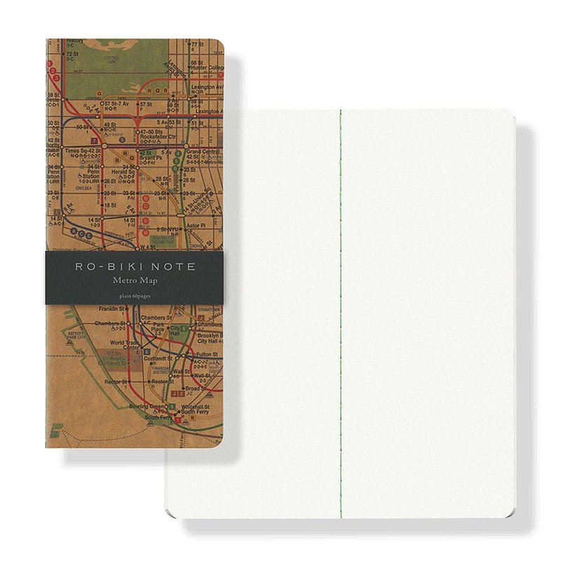 RO-BIKI NOTE Metro Map - 筆記本/手帳 - 紙 