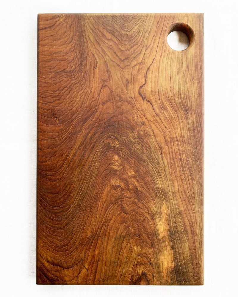 กูปรี เขียงไม้สัก สี่เหลี่ยม อย่างดี - เครื่องครัว - ไม้ สีนำ้ตาล