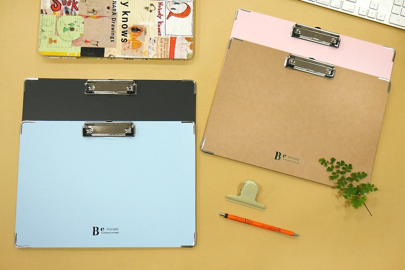 Be Myself－Board Clip (A4/Horizontal) - Folders & Binders - Other Metals 
