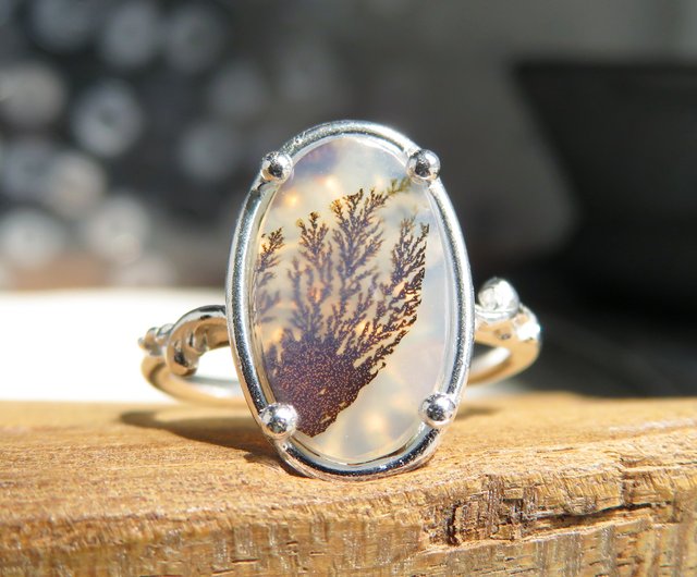 デンドリティック アゲートリング / Dendritic Agate Ring 5b