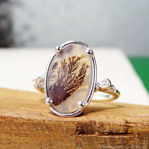 デンドリティック アゲートリング / Dendritic Agate Ring 5b