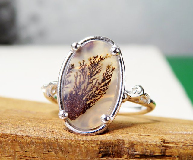 デンドリティック アゲートリング / Dendritic Agate Ring 5b