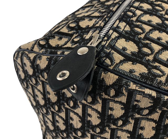 Dior ディオール トロッター ボストンバッグ ジャガード　ネイビー 楽天市場】Christian Dior トロッター ミニボストンバッグ