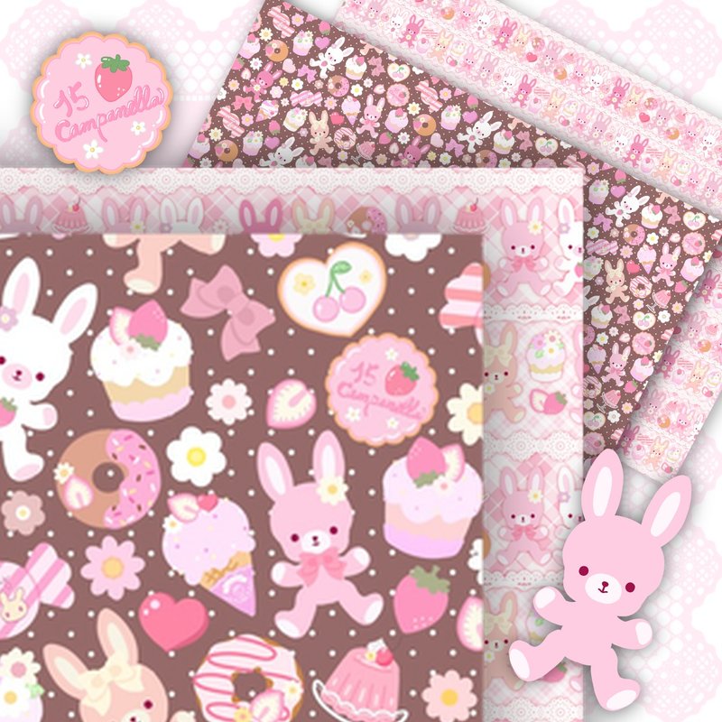 Original Design Paper Bunny Sweets - Other - Paper Brown