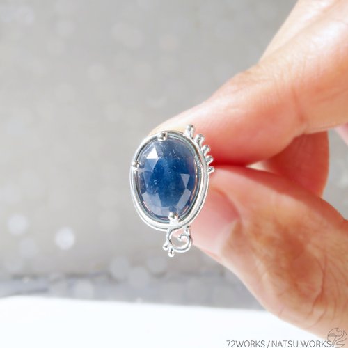 サファイア ブローチ / Blue Sapphire Brooch - ショップ NATSU