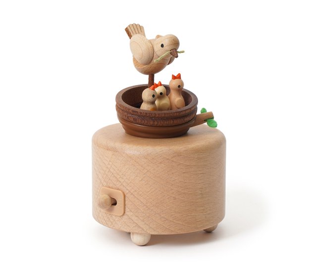 ウォームネスト】リズミカルオルゴール かわいい動物ギフト