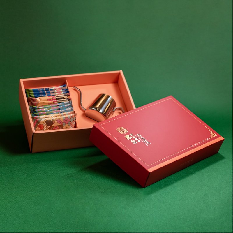 [Exclusive Gift Box] Xishe Coffee Pour Pot Gift Box Treasure Island Series Filter Coffee - กาแฟ - วัสดุอื่นๆ 