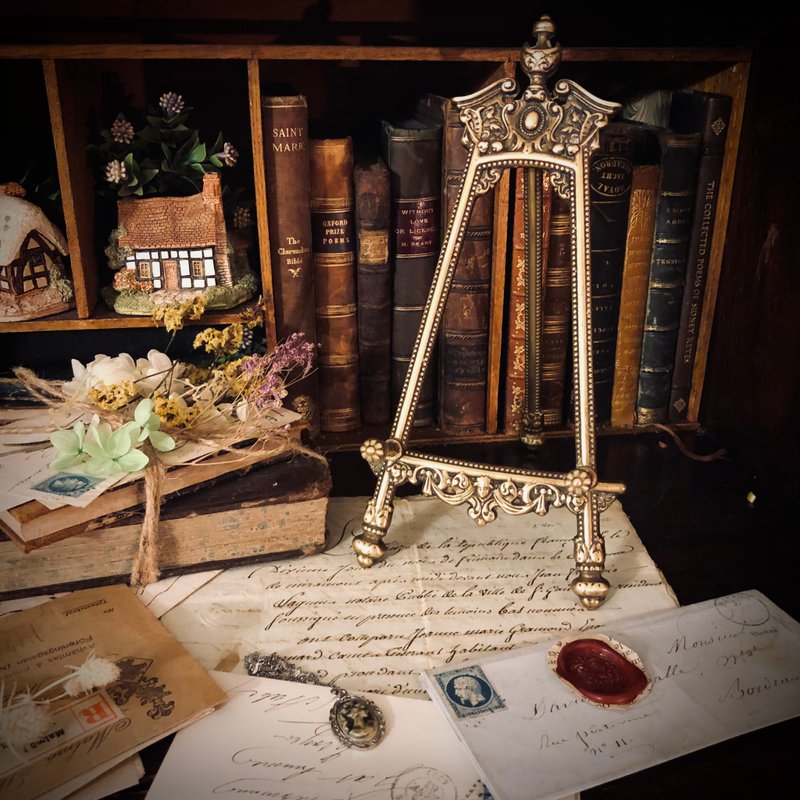 Antique Italian Bronze Angel Display Stand - อื่นๆ - ทองแดงทองเหลือง สีกากี