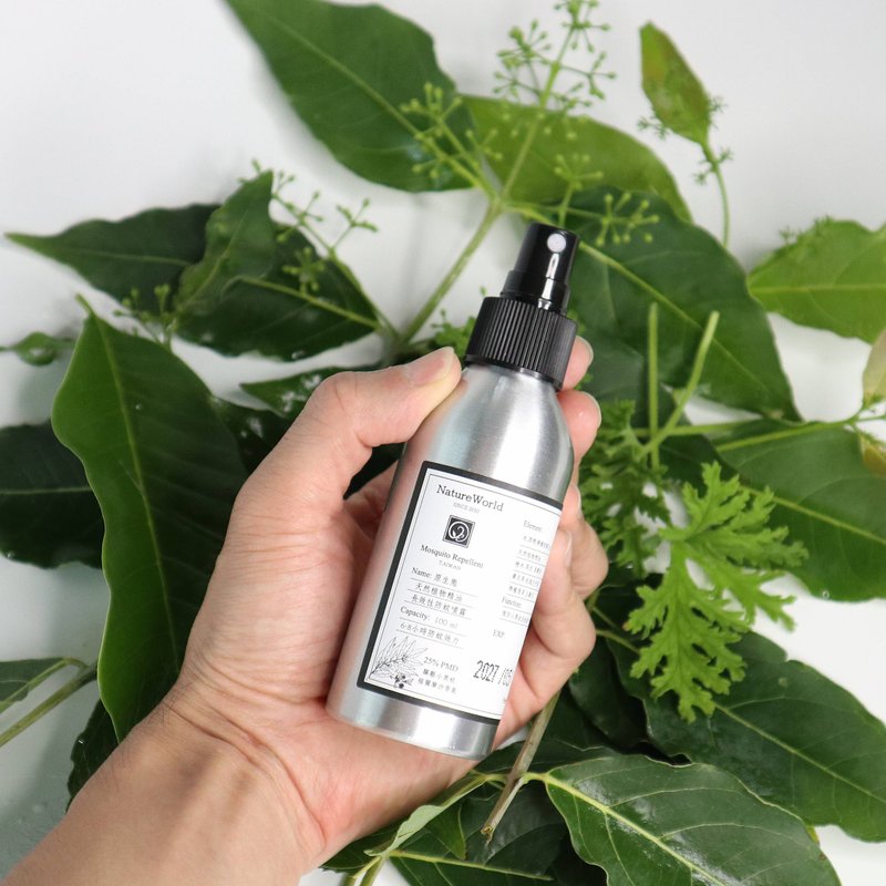 超長效精油防蚊液/25%PMD/8H/100ml - 蚊香/防蚊用品 - 濃縮/萃取物 綠色