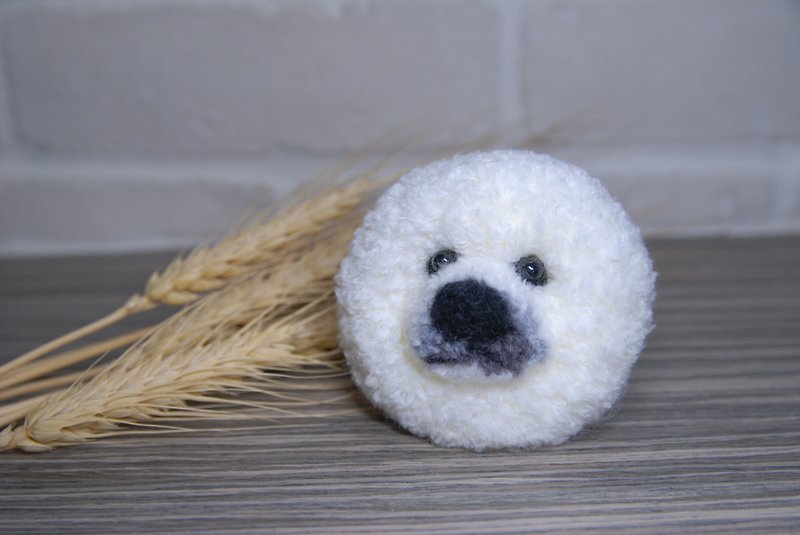 擬真毛球狗狗 寵物狗 - 其他 - 羊毛 白色
