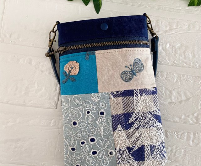 ミナペルホネン スマホポーチ パッチワーク minaperhonen - ショップ