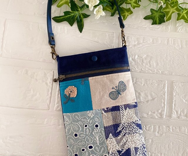 ミナペルホネン スマホポーチ パッチワーク minaperhonen - ショップ