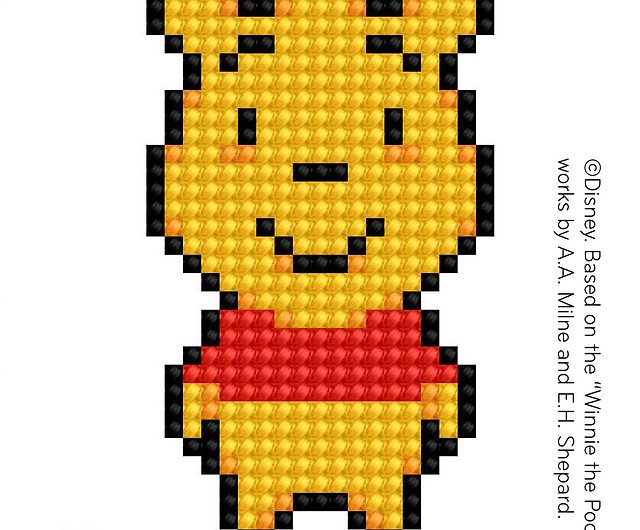 Hama Beads - Winnie The Pooh Yellow (Midi Beads)