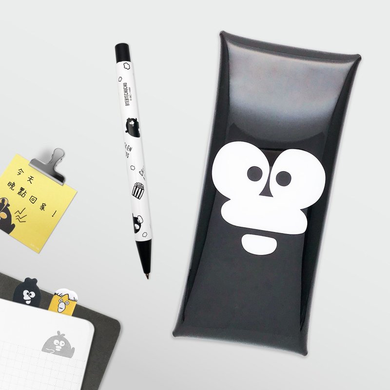 JzFun / 奧樂雞 果凍筆袋&鋁管派克筆套組 - 鉛筆盒/筆袋 - 塑膠 多色