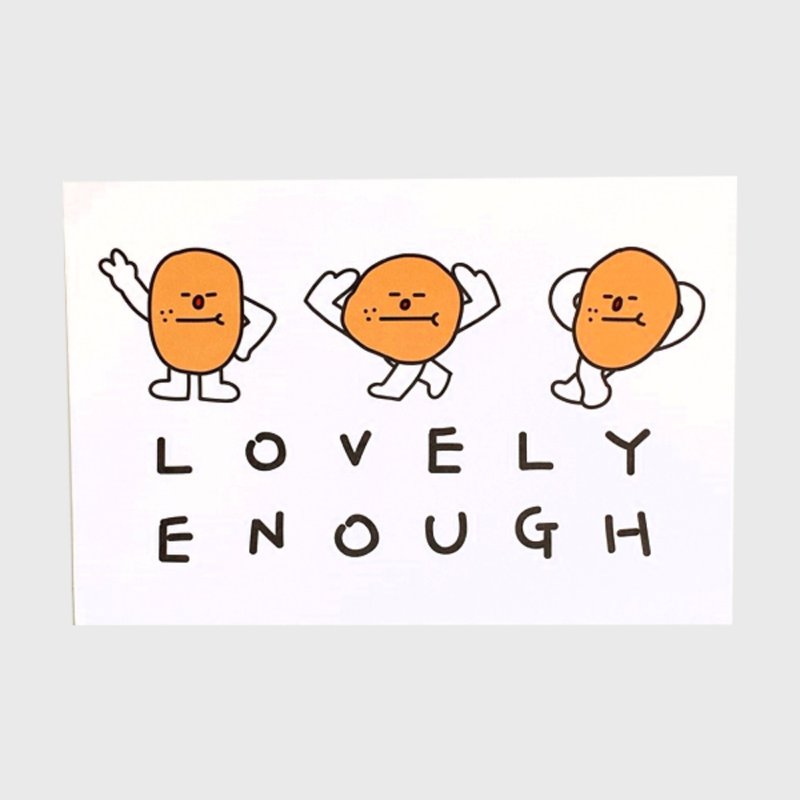 SASIM lovely enough illustration postcard - การ์ด/โปสการ์ด - กระดาษ 