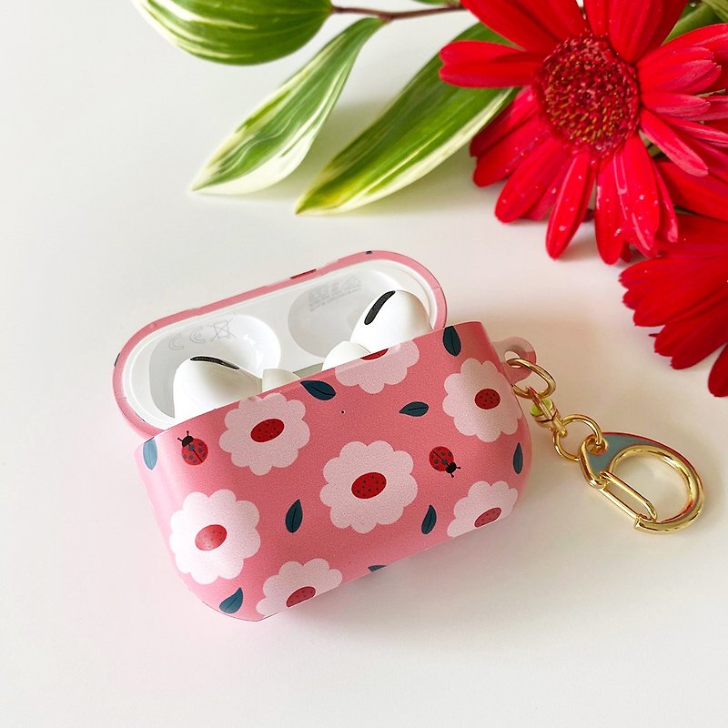 AirPods Pro Case  // AirPods Case // Ladybug - Phone Accessories - Plastic Pink