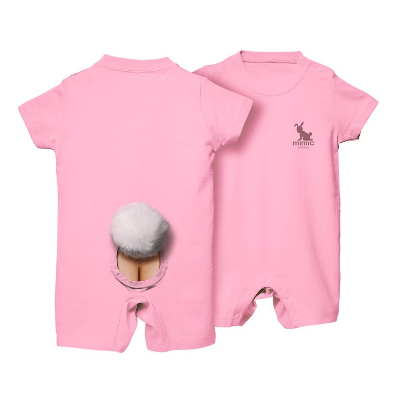 Mimic Rompers/ BUNNY ver/ Pink/ 80size - Baby Gift Sets - Paper Pink